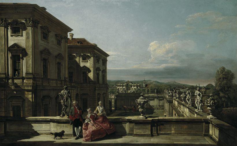 The Liechtenstein Garden Palace In Vienna Seen From The East — Bernardo Bellotto