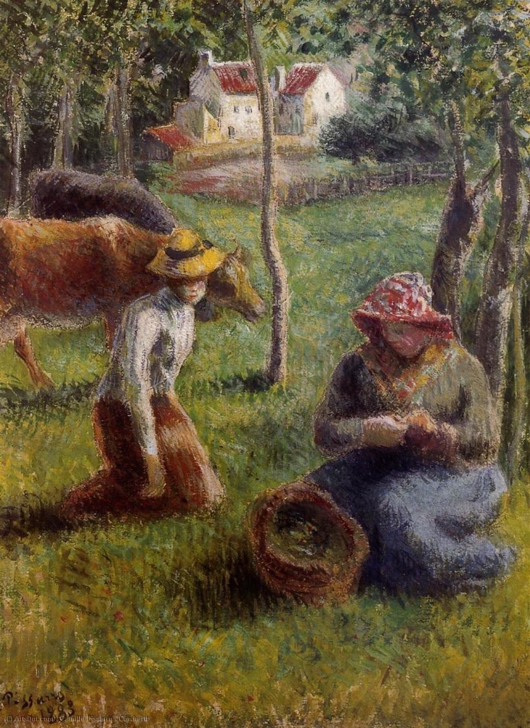 Cowherd — Camille Pissarro