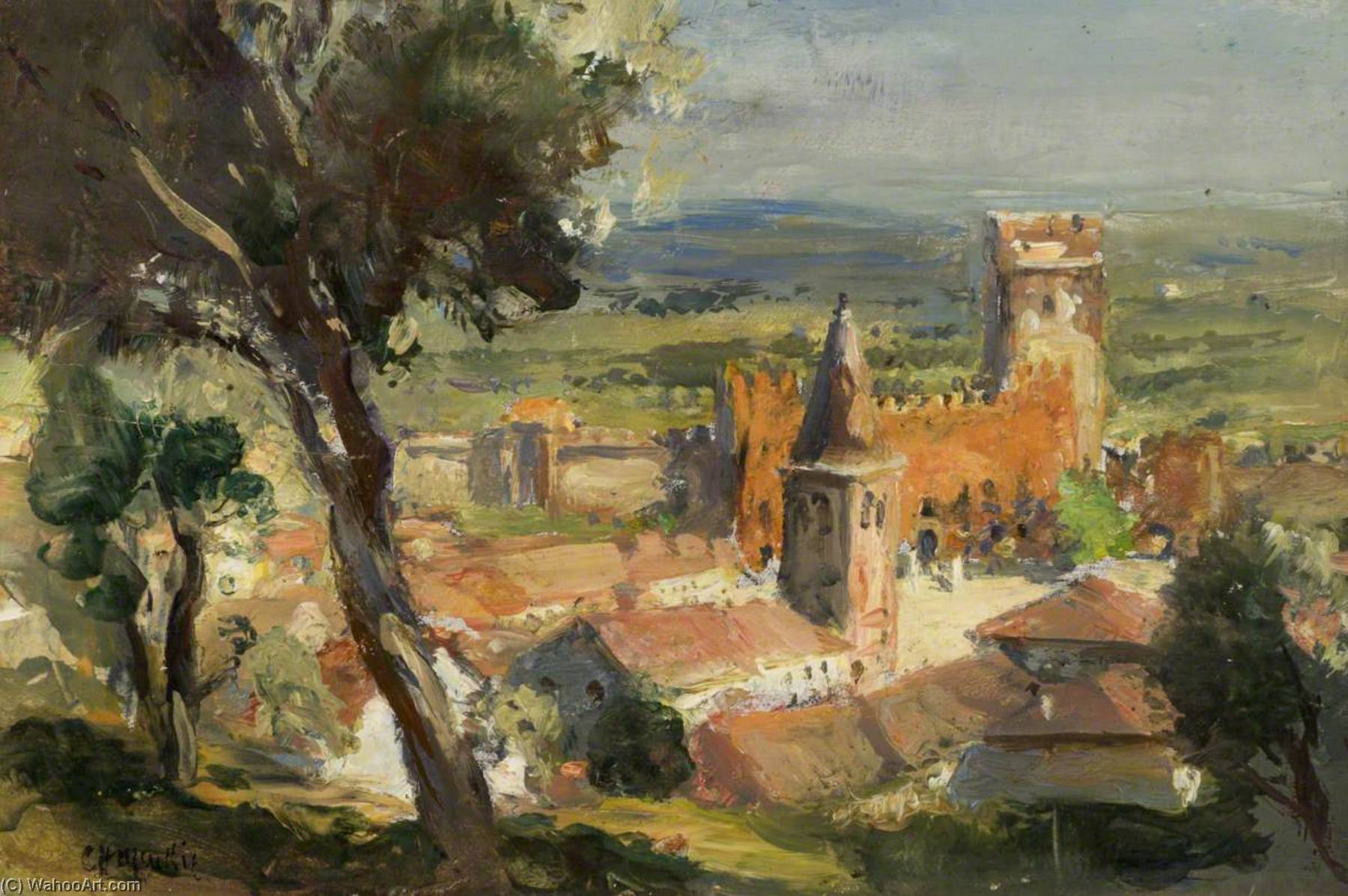View Of A Small Town — Charles Hodge Mackie