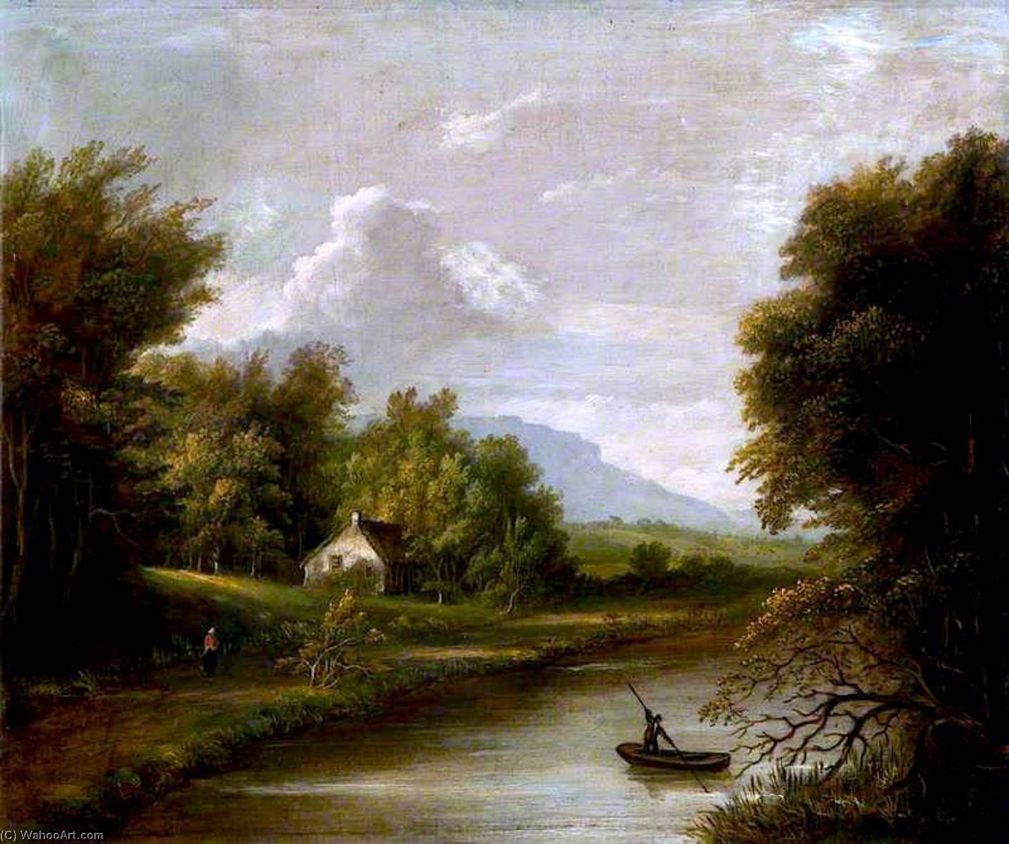Molly Ward's Cottage, River Lagan — Hugh Frazer