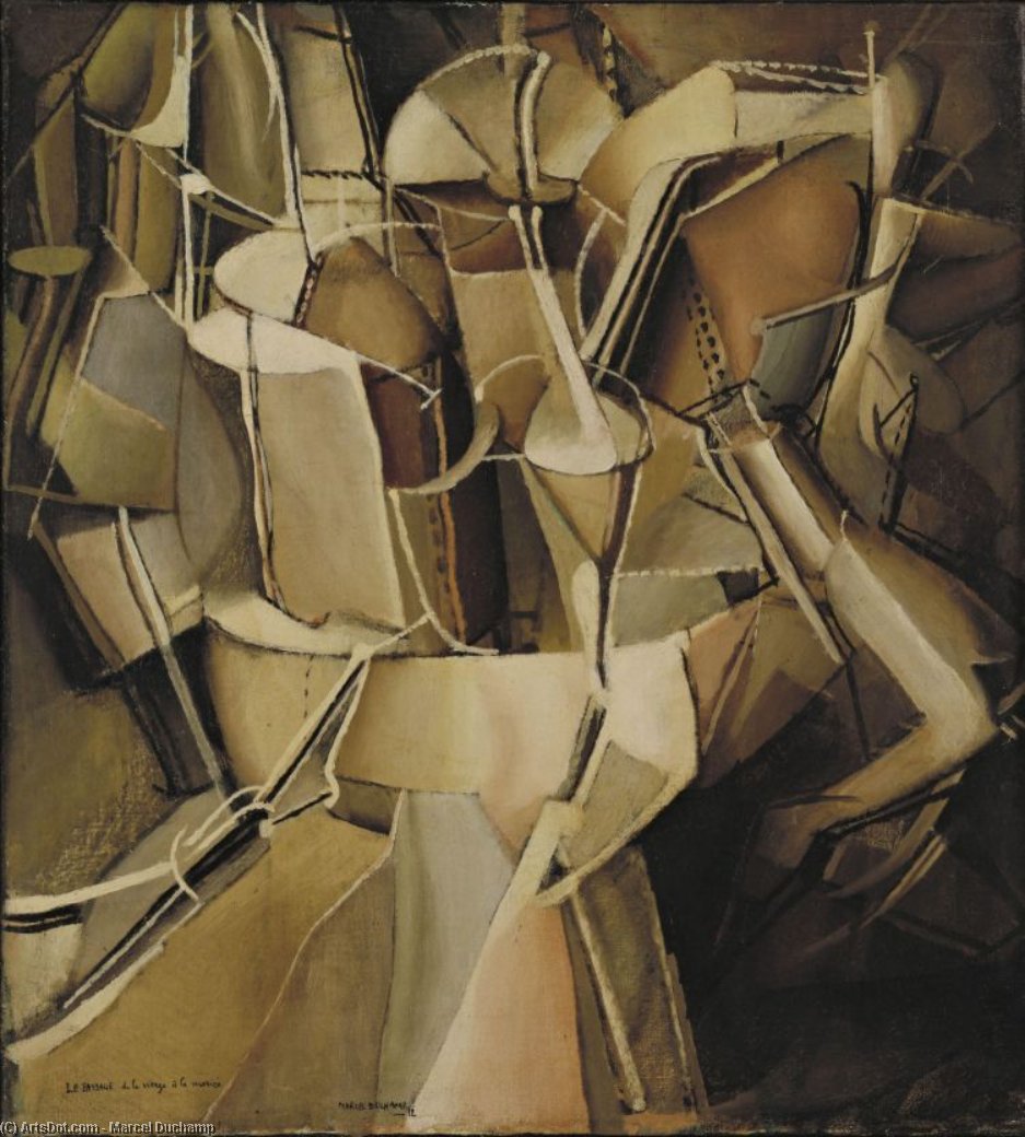 Transition Of Virgin Into A Bride_le Passage De La Vierge À La Mariée — Marcel Duchamp