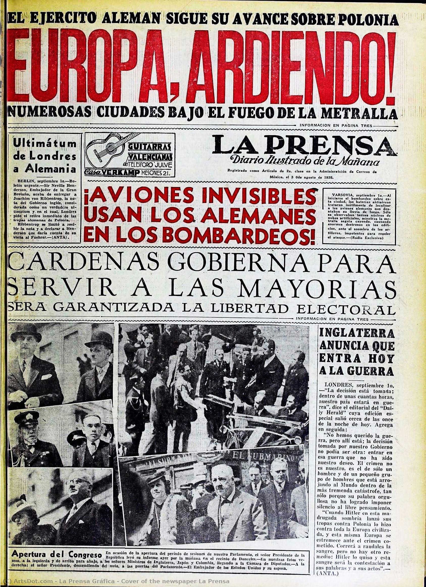 Cover Of The Newspaper La Prensa — La Prensa Gráfica