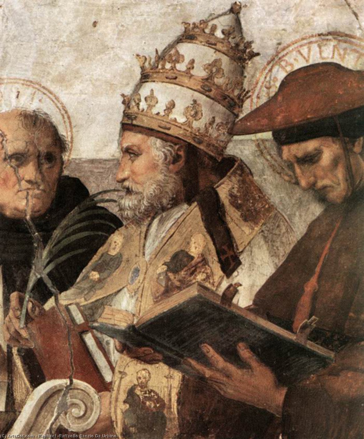 Stanze Vaticane - La Disputa (detail) [09] — Рафаэль