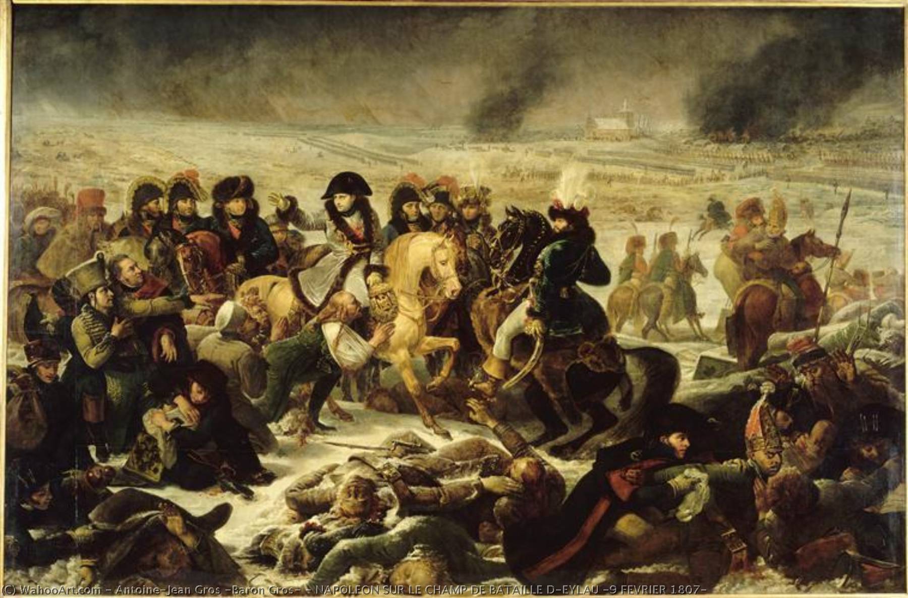 Napoleon Sur Le Champ De Bataille D'eylau (9 Fevrier 1807) — Antuan Žan Gro