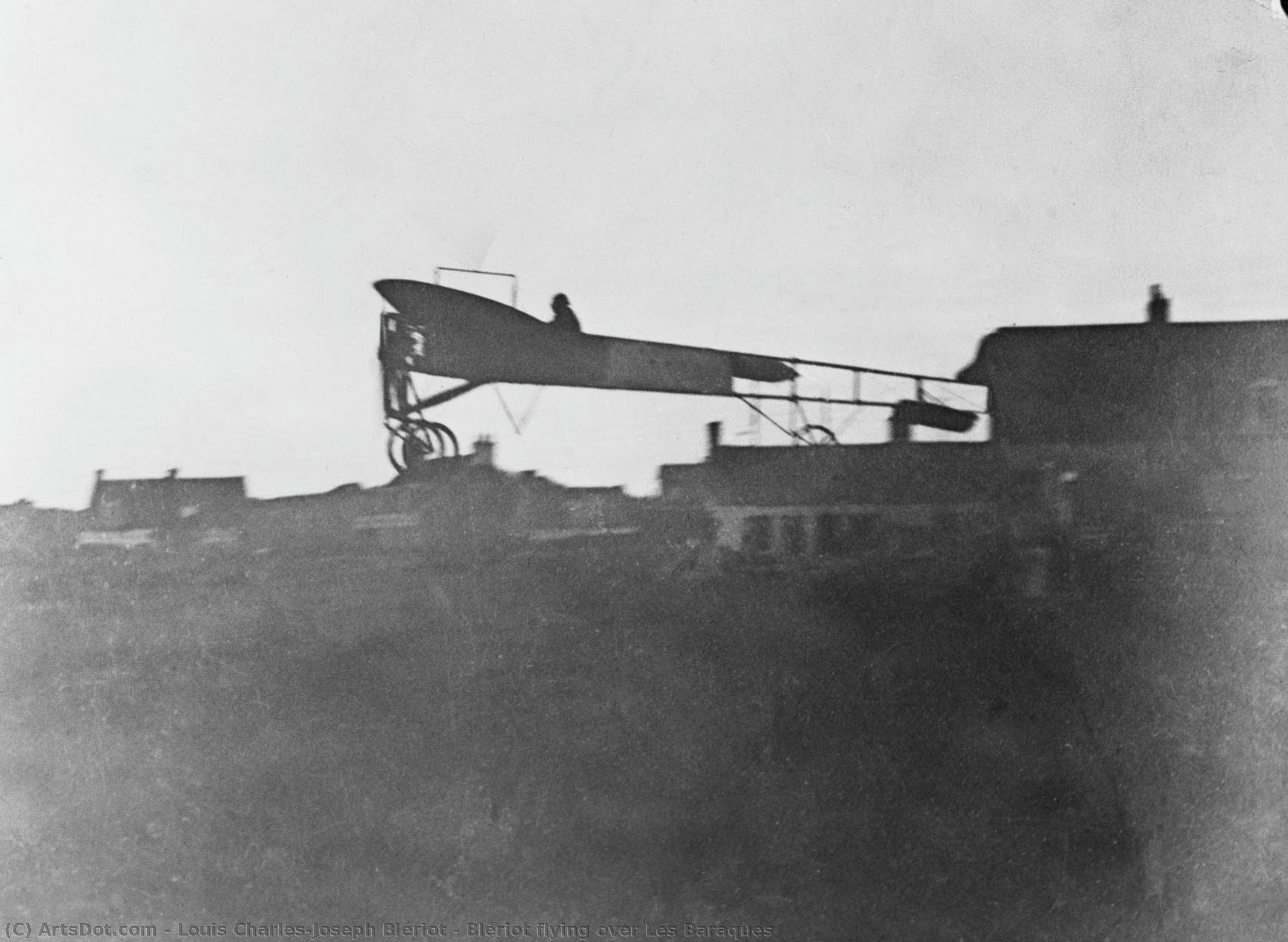 Blériot Flying Over Les Baraques — Louis Charles-joseph Blériot