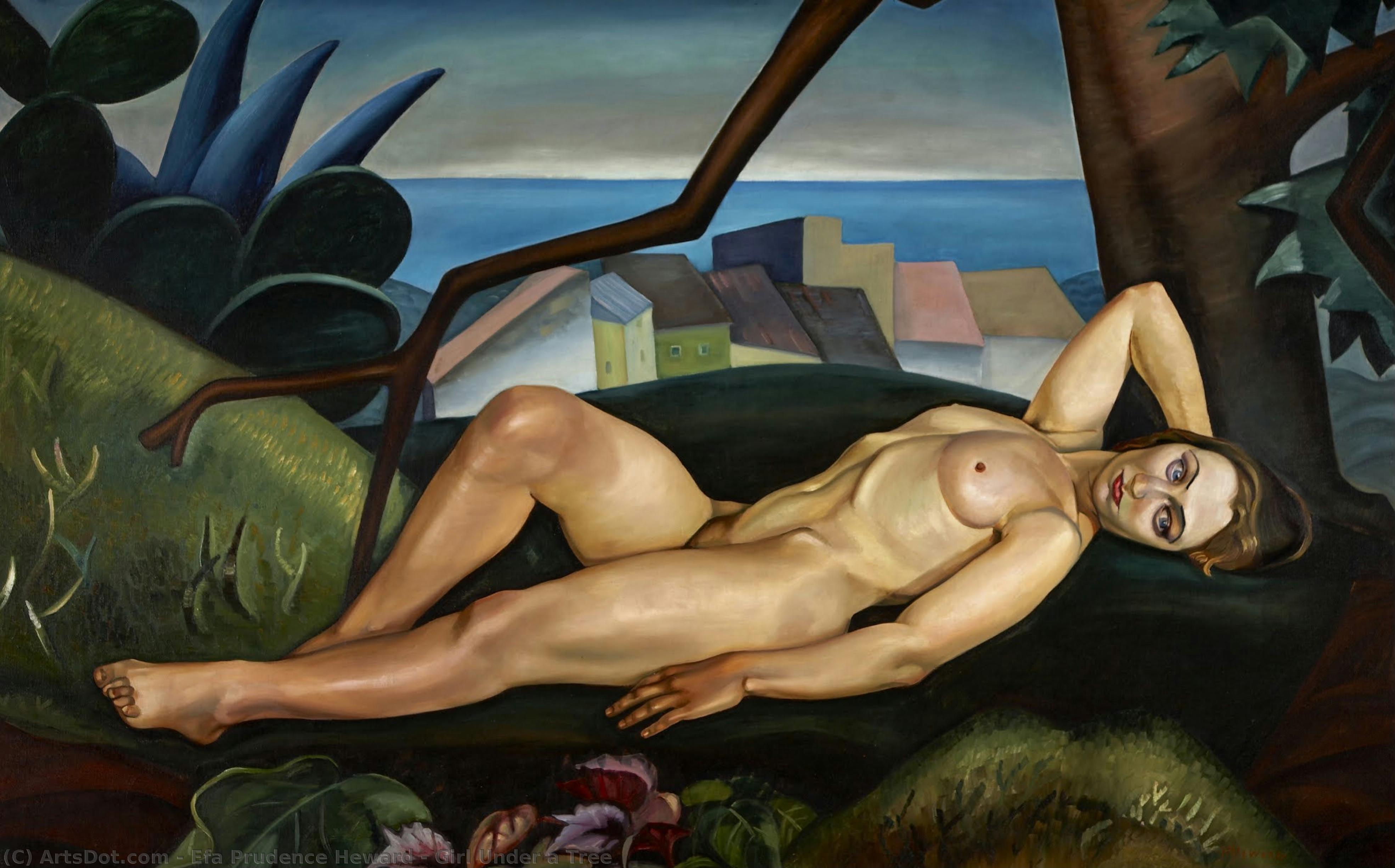 Girl Under A Tree — Efa Prudence Heward