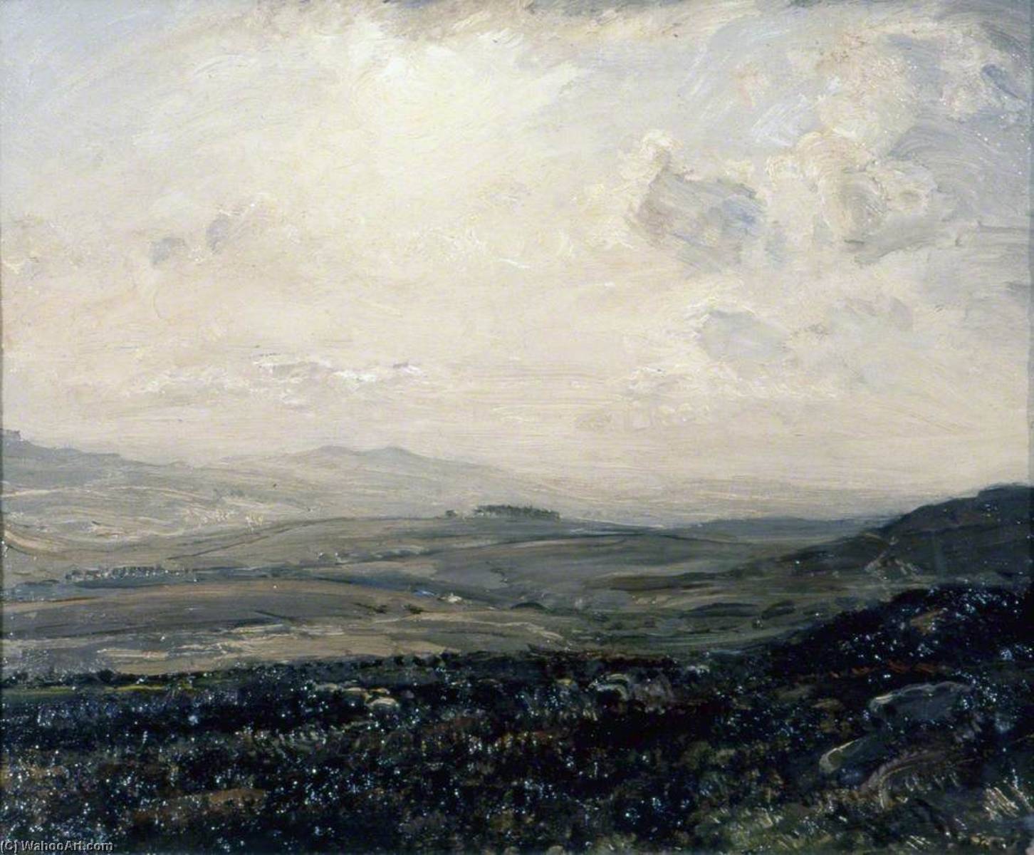 Landscape With Sheep — Herbert F Royle