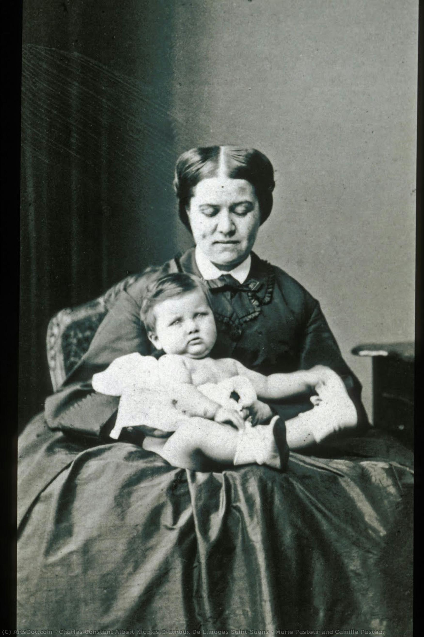 Marie Pasteur And Camille Pasteur — Bertall