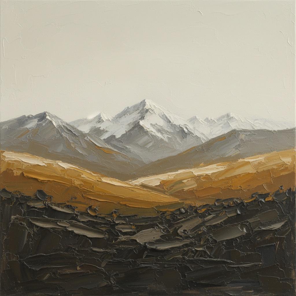 Monolith Of Ochre And Shadow: A Singular Monument To Silent Alpine Solitude — Laurent Roche