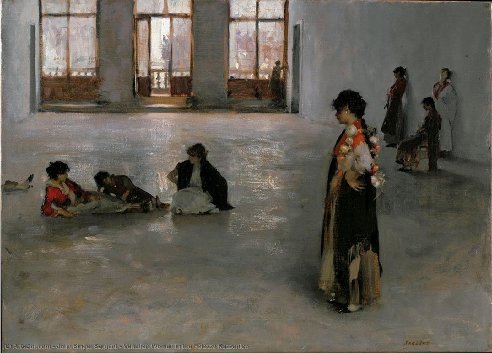Venetian Women In The Palazzo Rezzonico — ジョン・シンガー・サージェント