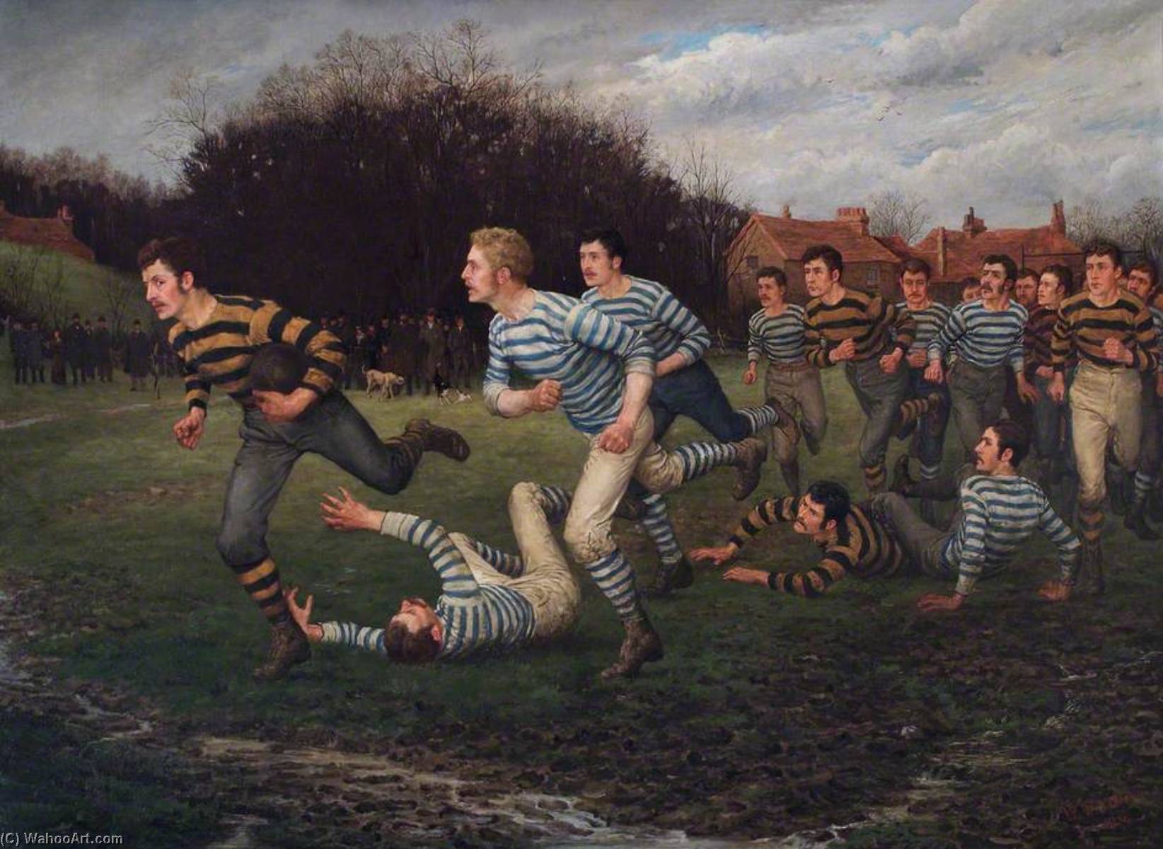 Football — William Barnes Wollen