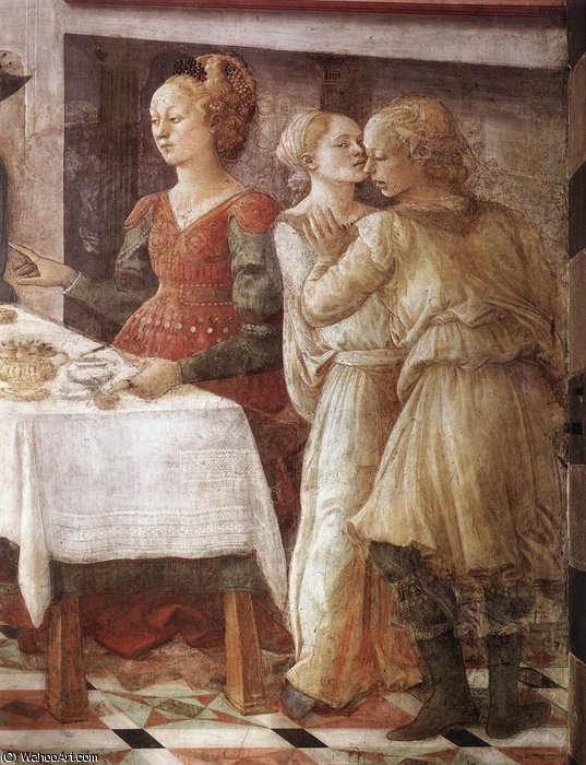 Prato-herod's Banquet (detail)3 — Filippo Di Tommaso Lippi