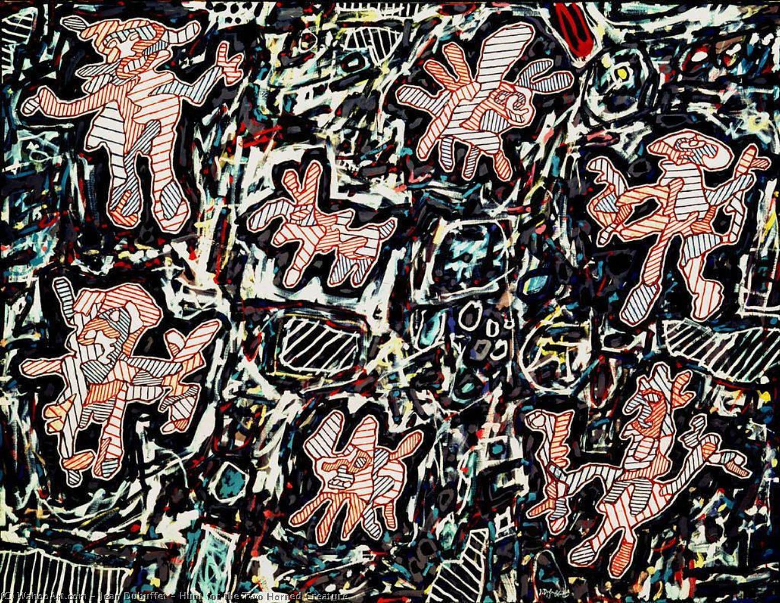 Hunt For The Two Horned Creature — Jean Philippe Arthur Dubuffet