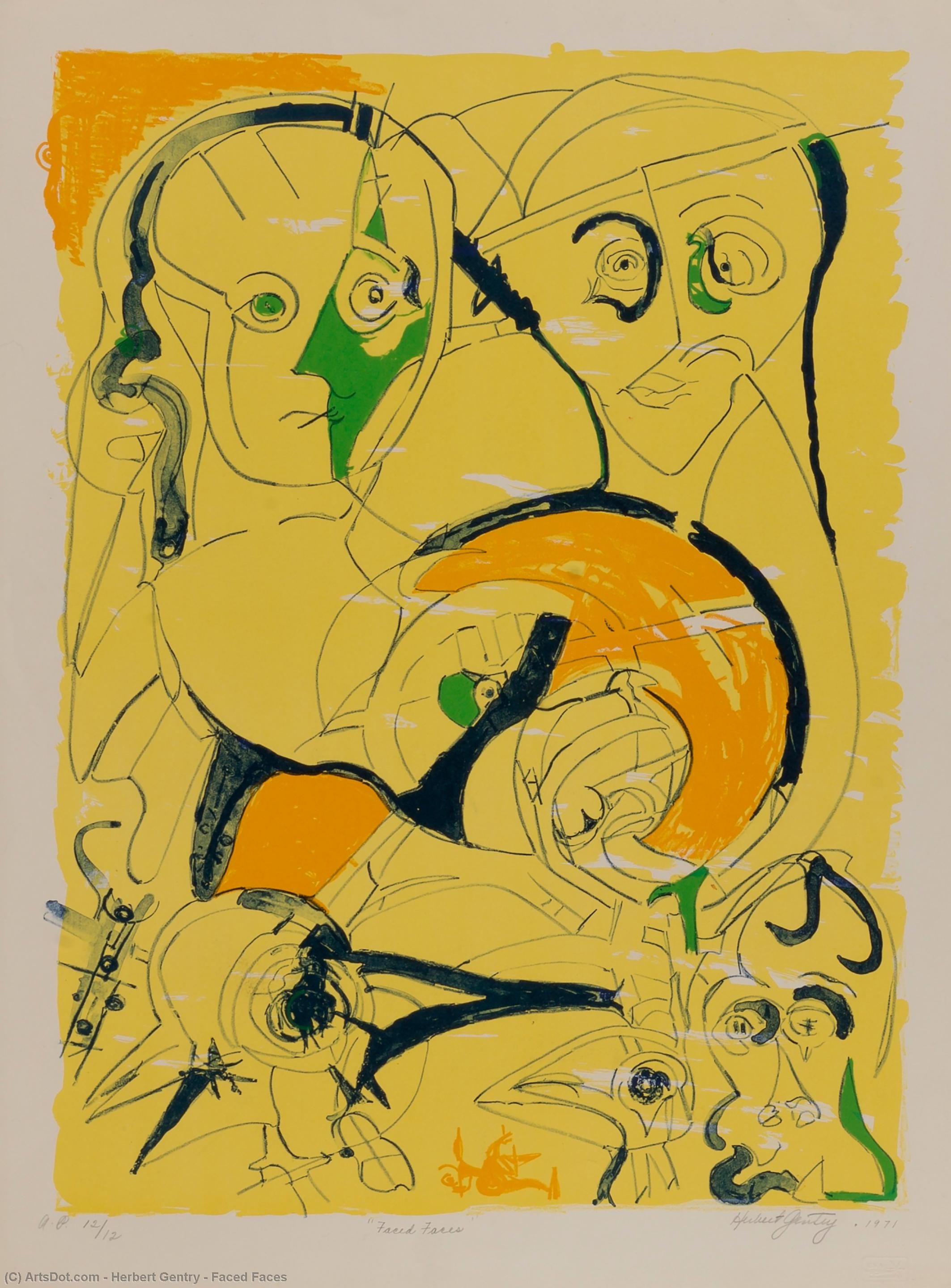 Faced Faces — Herbert Gentry