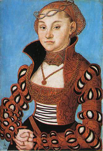 Portrait Of A Saxon Noblewoman — Lucas Cranach The Elder