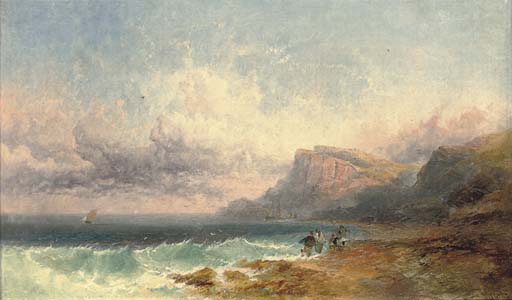 Hauling In The Nets (illustrated); And Fishermen On The Coast — Joseph Horlor
