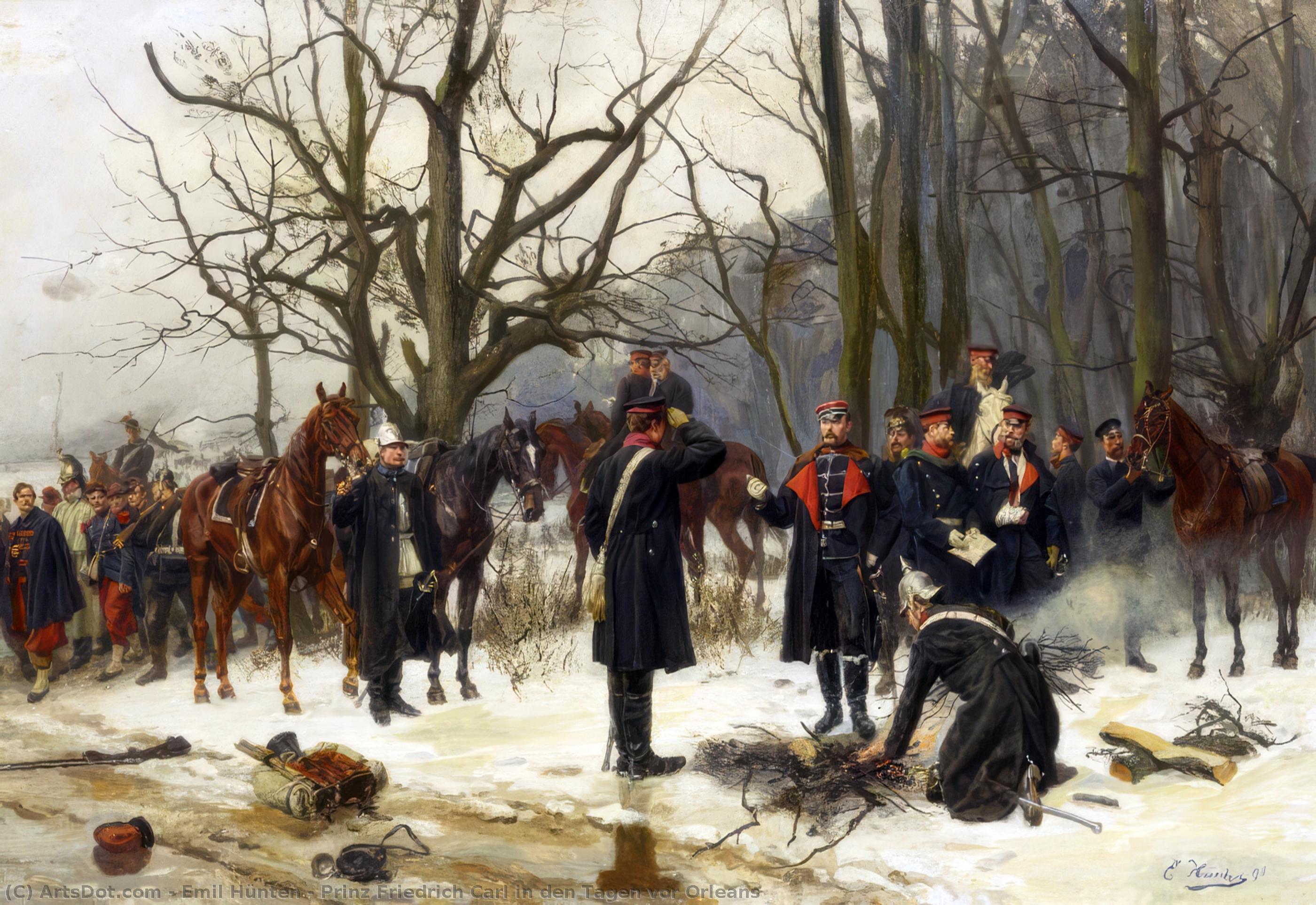 Prinz Friedrich Carl In Den Tagen Vor Orleans — Emil Hünten