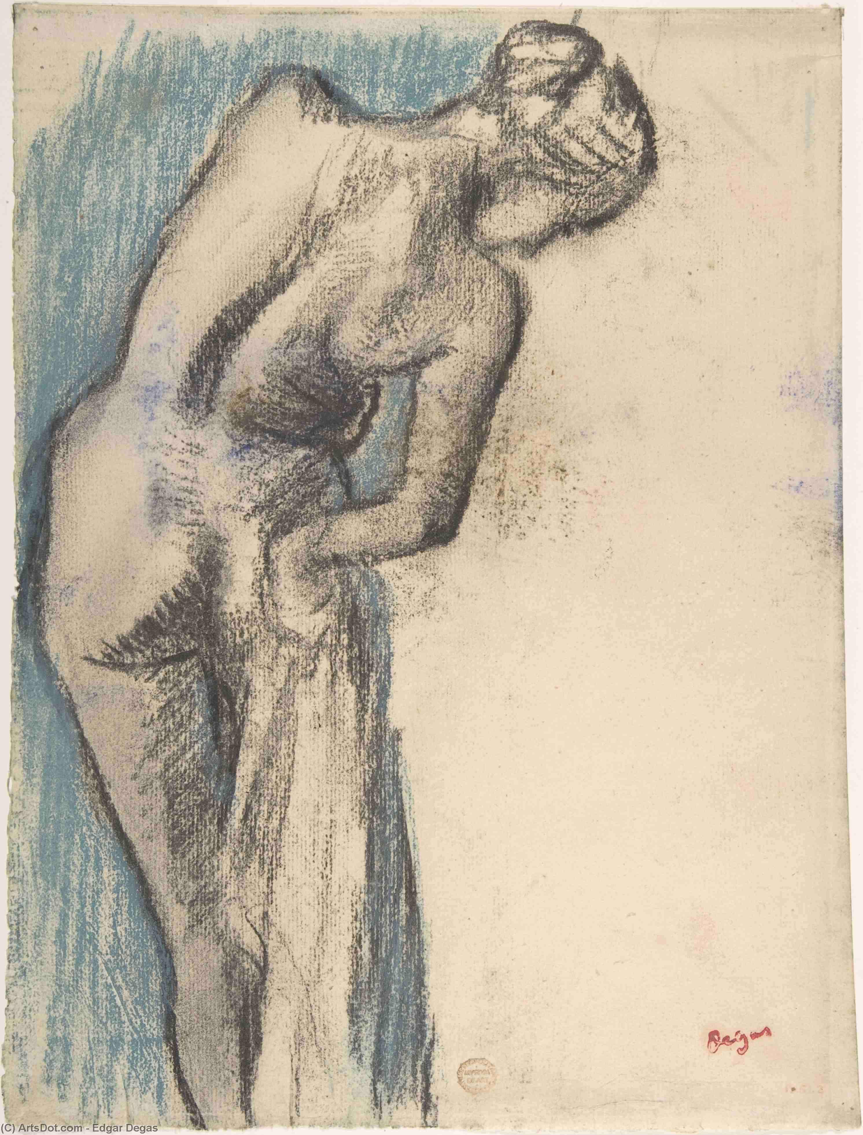Bather Drying Herself — Hilaire-germain-edgar Degas