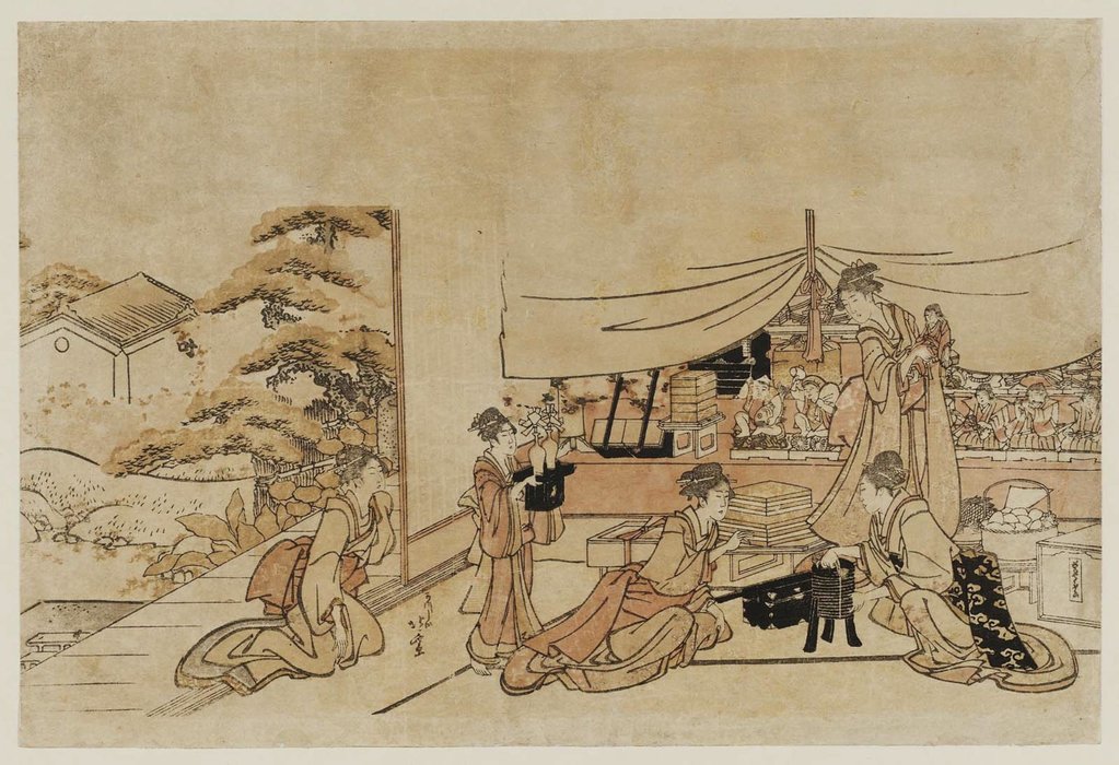 Decorations For The Doll Festival — Katsushika Hokusai