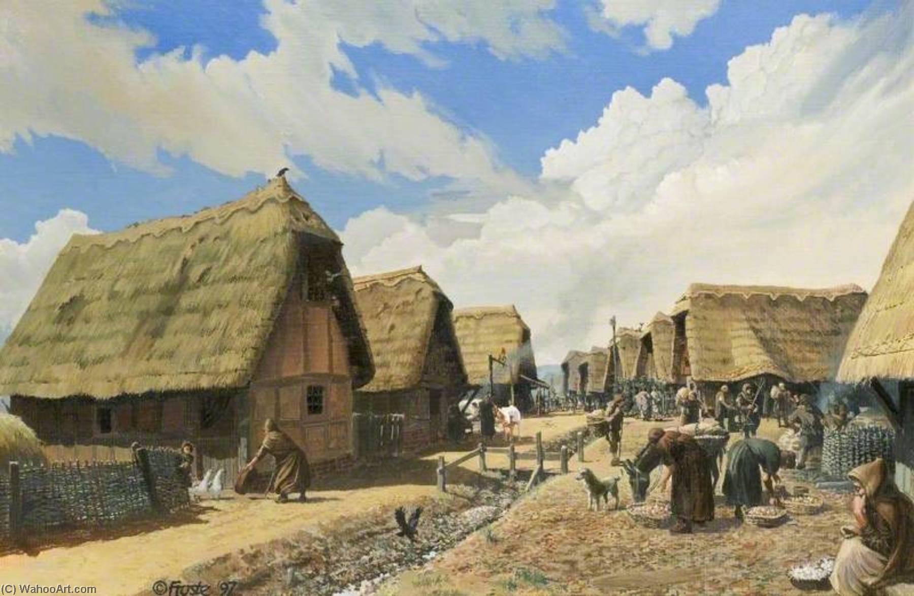 Roman Street In The 3rd Century Ad — Peter Froste