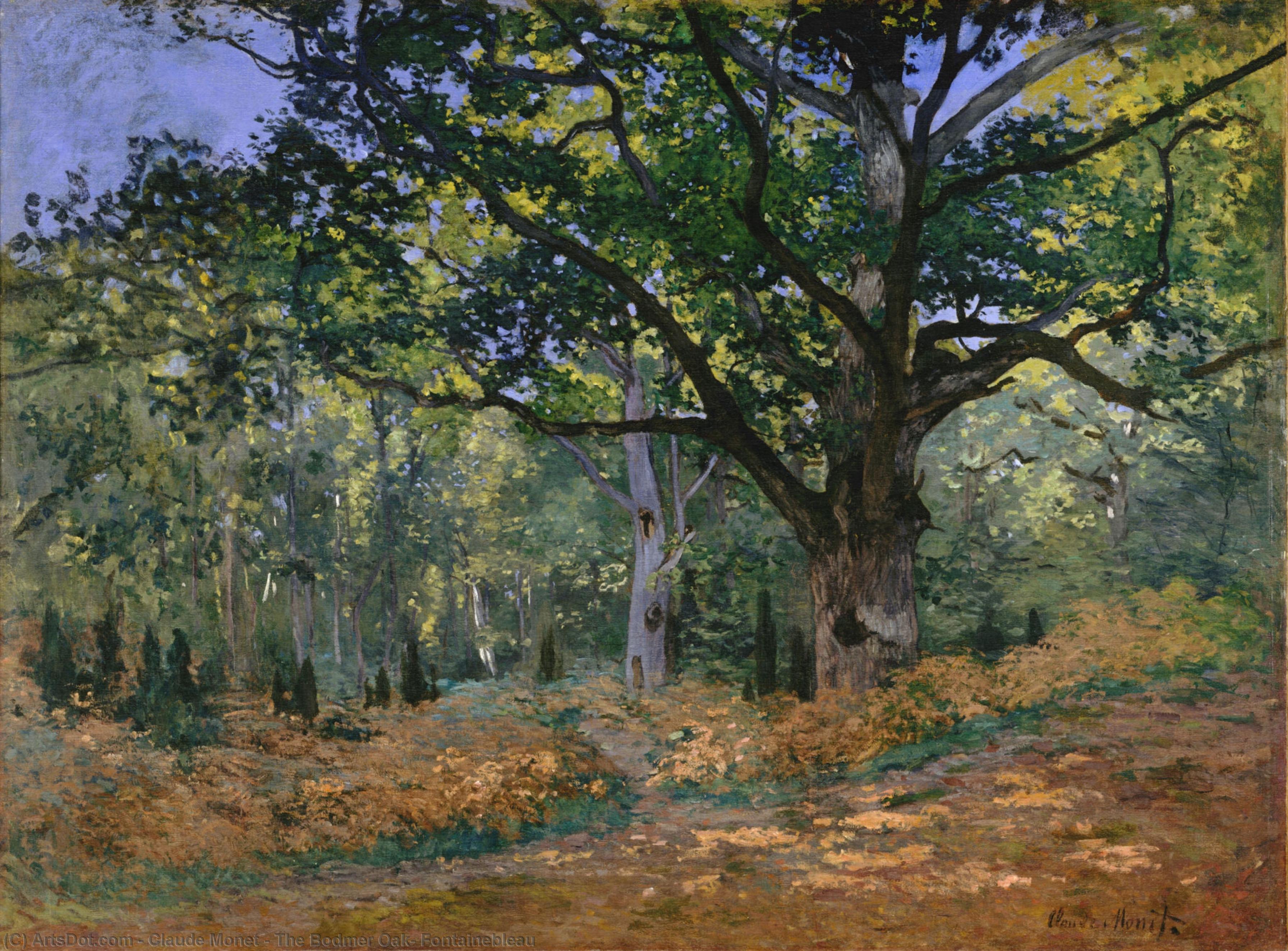 The Bodmer Oak, Fontainebleau — Claude Monet