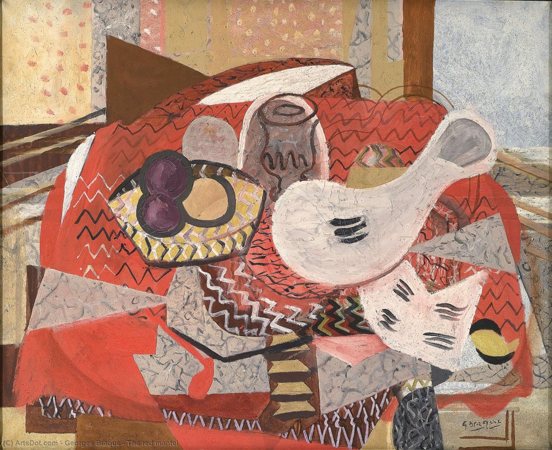 The Red Mantel — Georges Braque