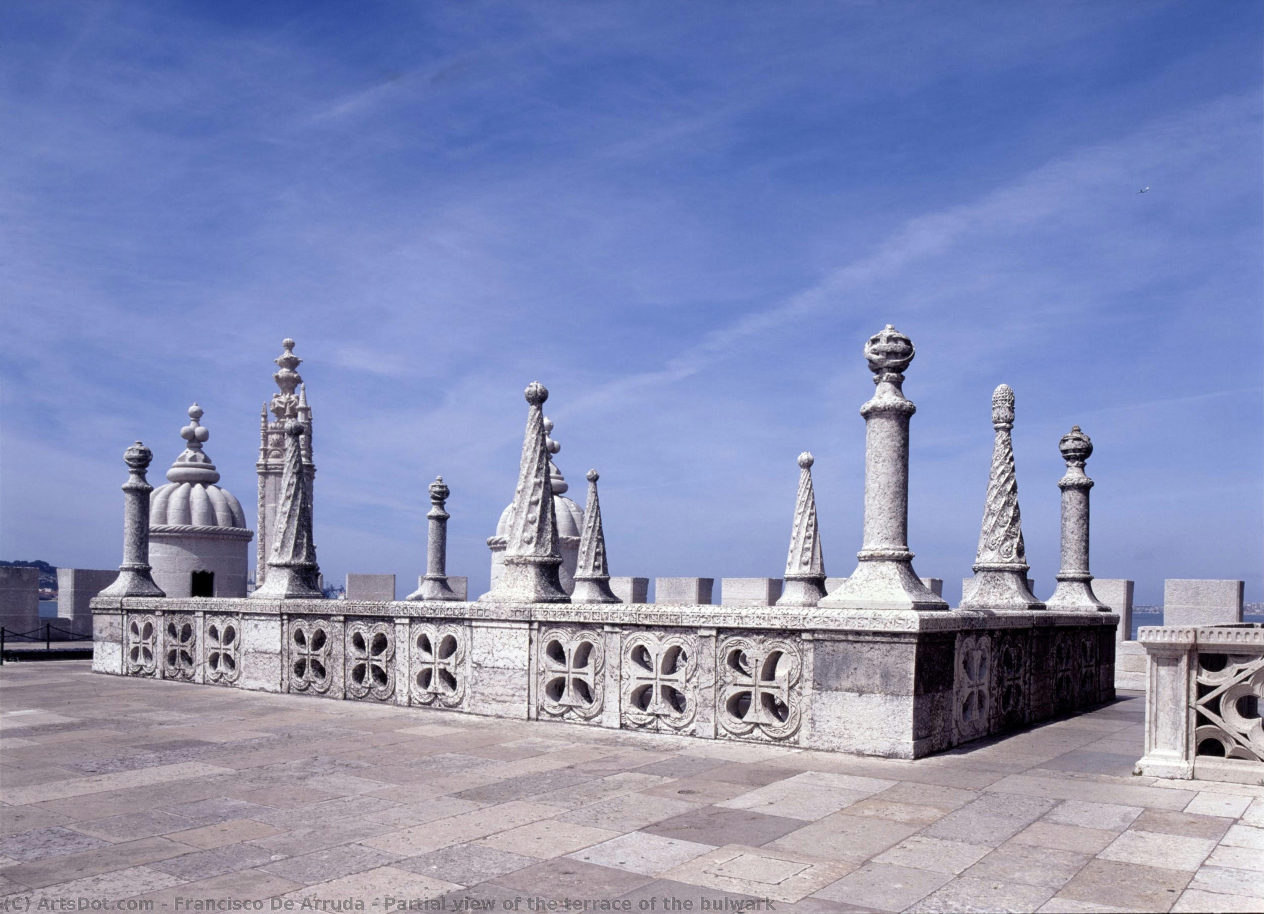 Partial View Of The Terrace Of The Bulwark — Francisco De Arruda
