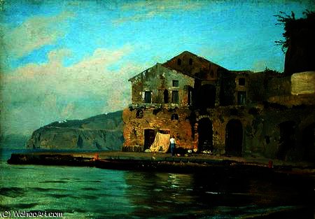 Beach House At Sorrento — Louis Gurlitt