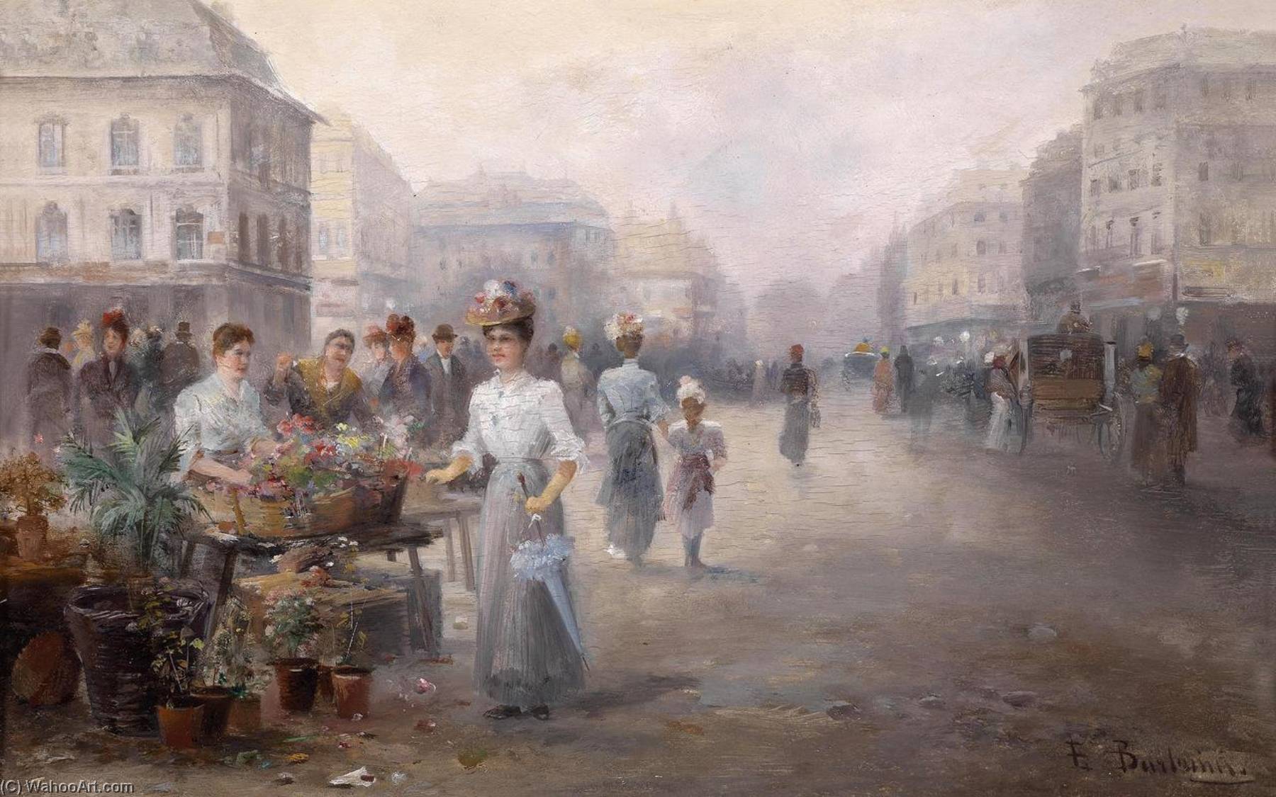 Flower Market In Brussels — Emil Barbarini