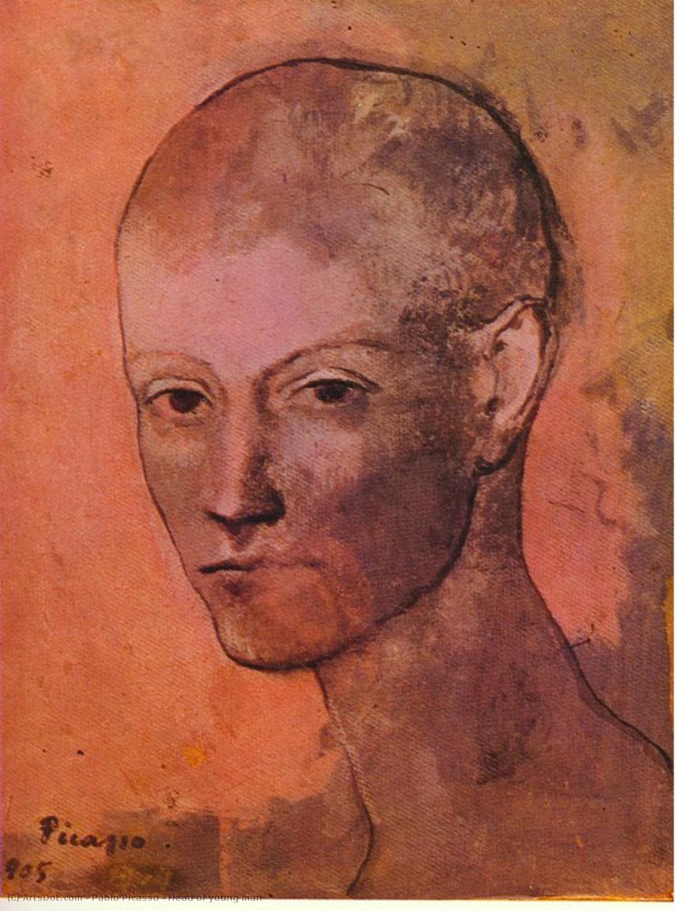 Kopf Eines Jungen Mannes — Pablo Picasso