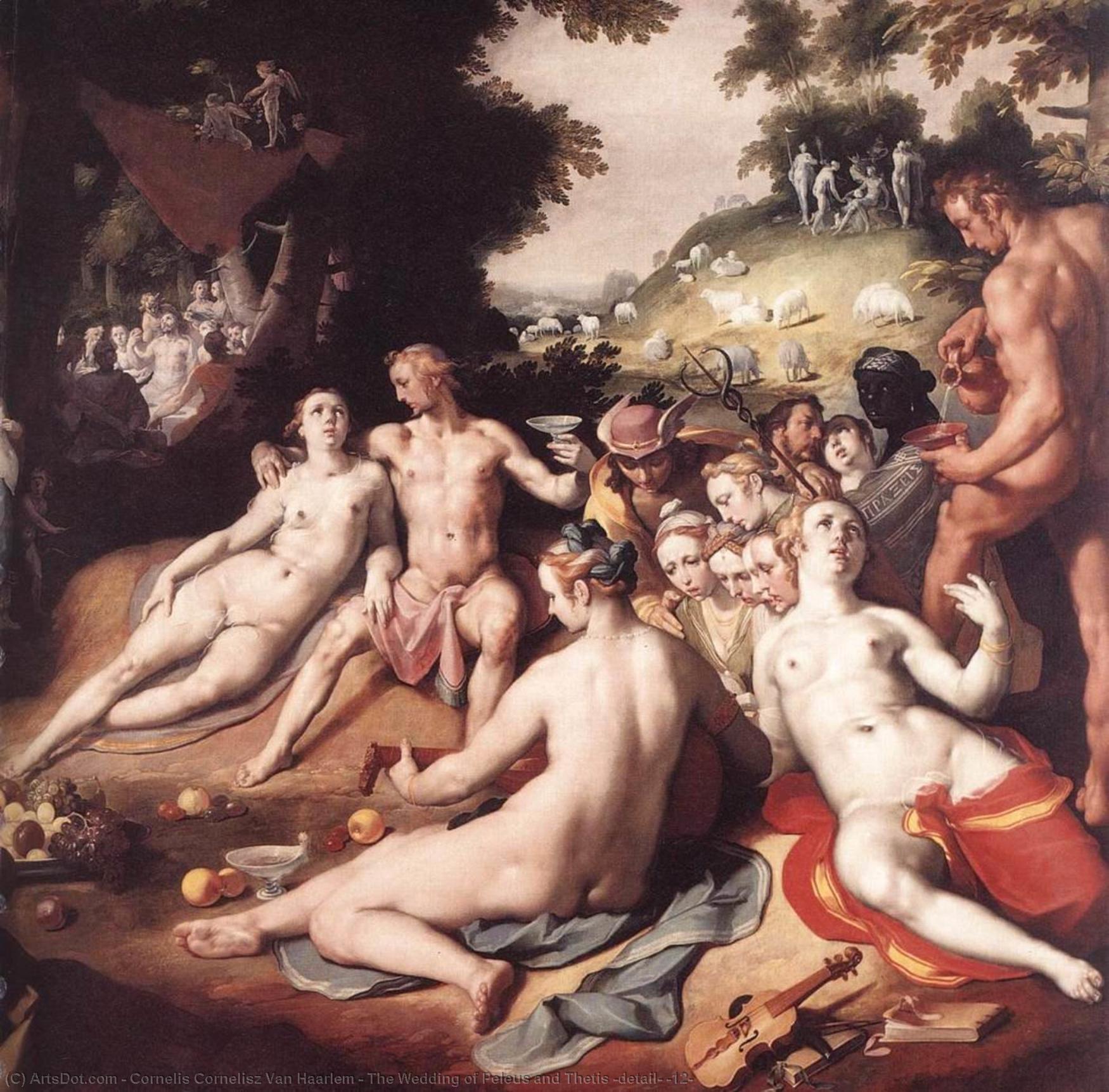 The Wedding Of Peleus And Thetis (detail) (12) — Cornelis Cornelisz Van Haarlem
