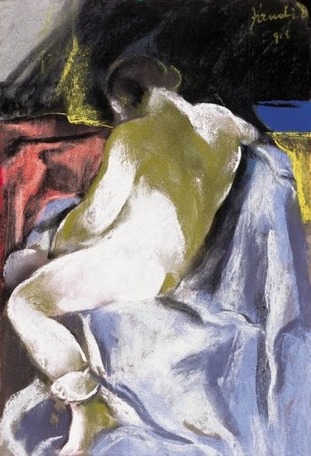 Female Nude White Lepellel — David Jandi