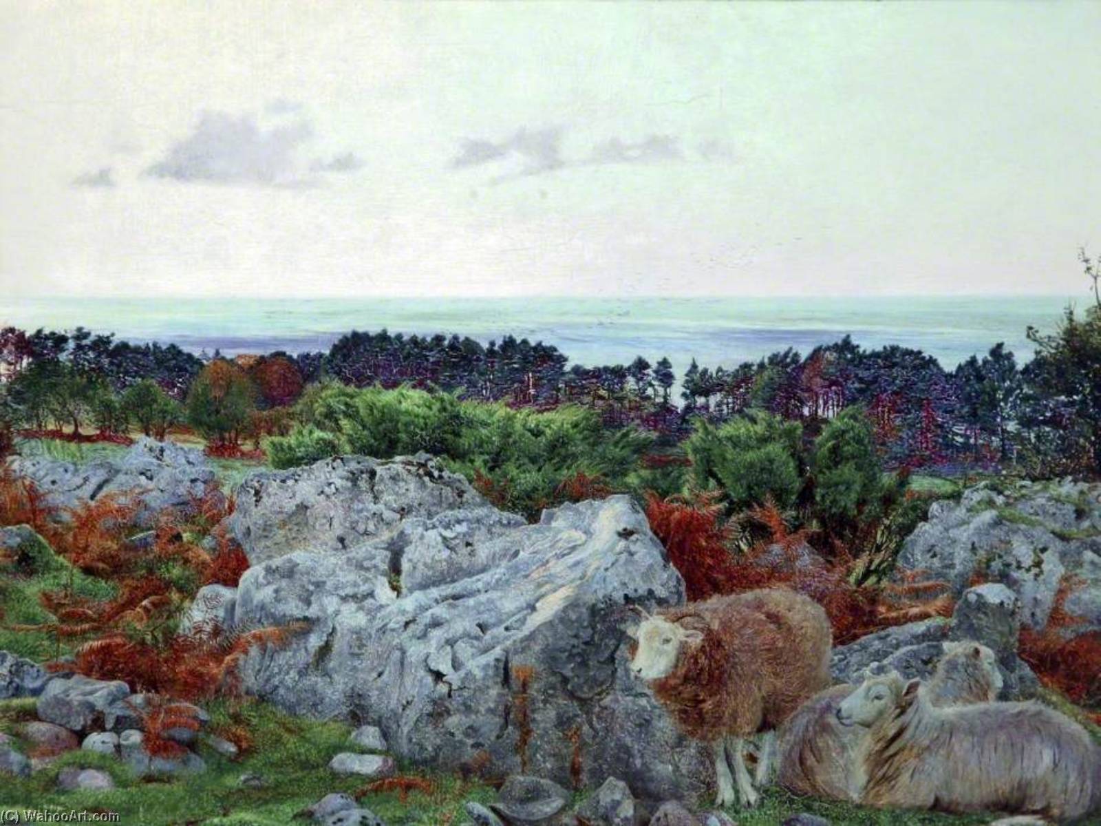 Morecambe Bay From Warton Crag — Daniel Alexander Williamson