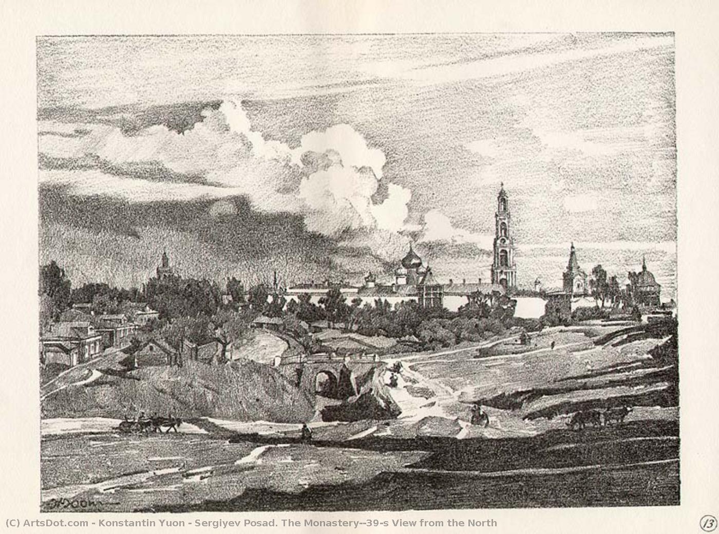 Sergiyev Posad. The Monastery's View From The North — Konstantin Yuon