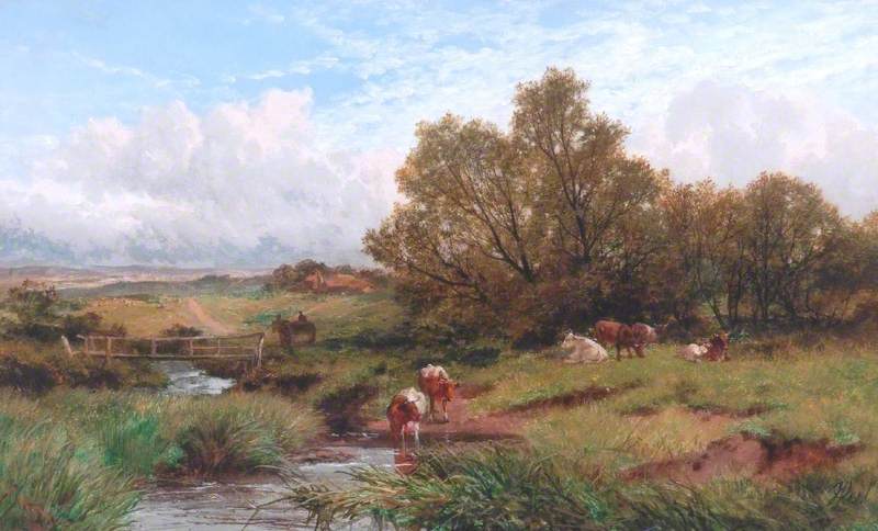 Landscape With Cows — James Peel