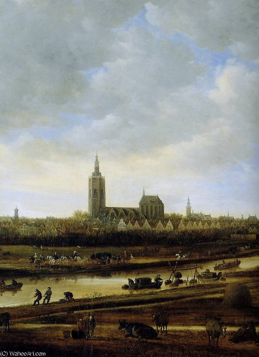 View On Den Haag Sun — Jan Josephszoon Van Goyen
