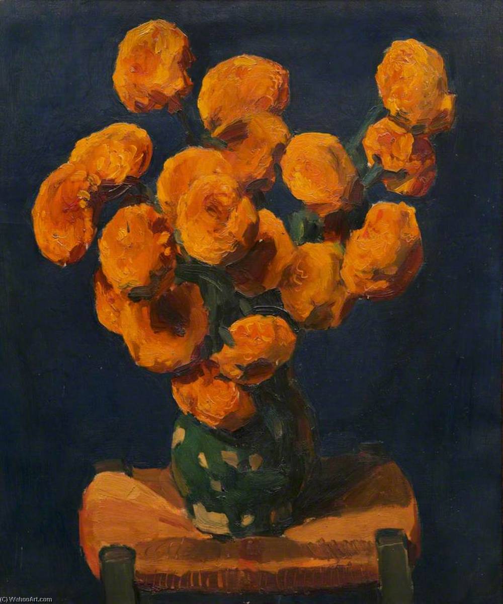 Still Life With Chrysanthemums — Evan Walters