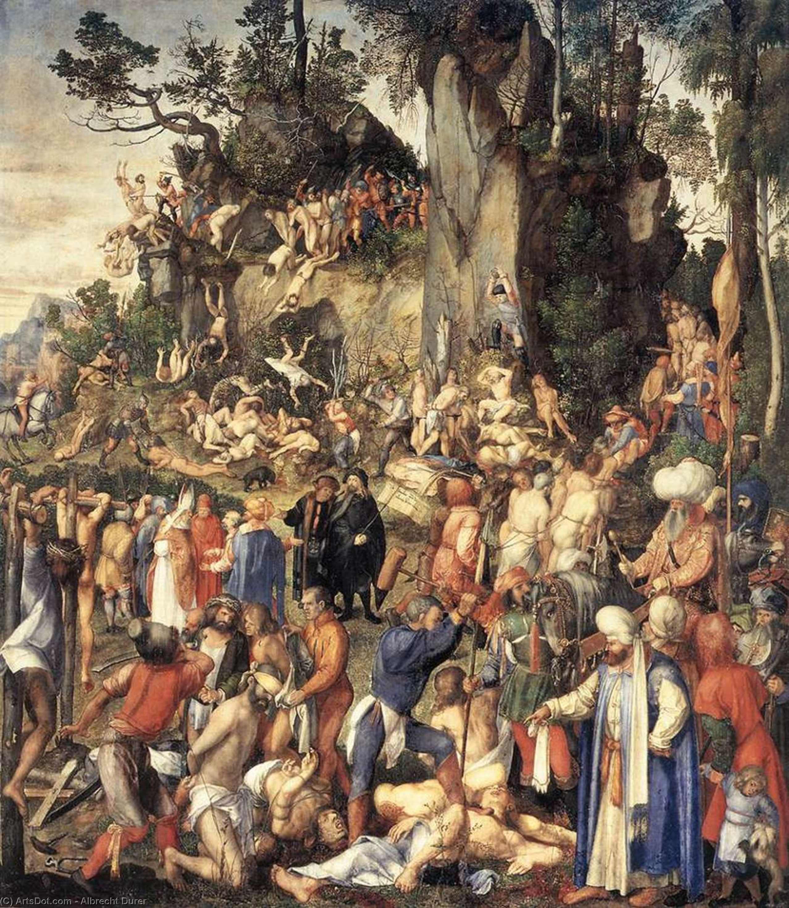 Die Märtyrernacht Der Zehn Tausend — Albrecht Dürer