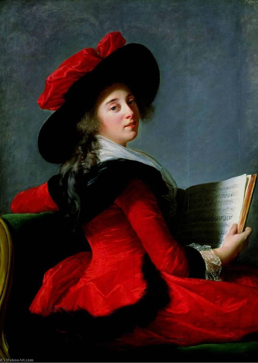 La Baronne De Crussol — Louise Élisabeth Vigée Le Brun