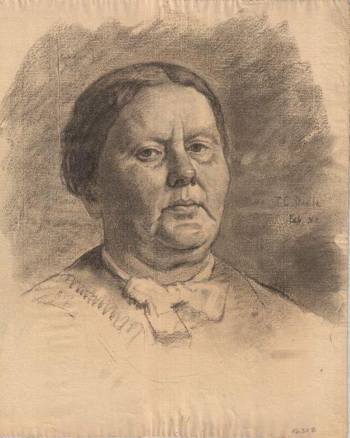 Portrait Of An Unknown Woman — Theodore Clement Steele