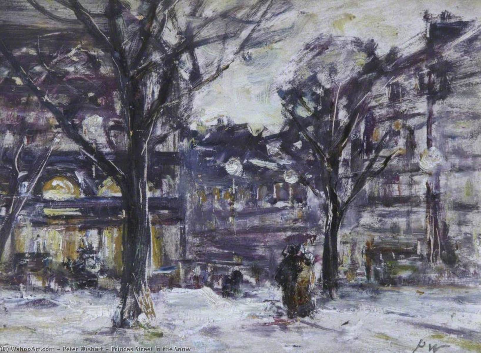 Princes Street In The Snow — Peter Wishart