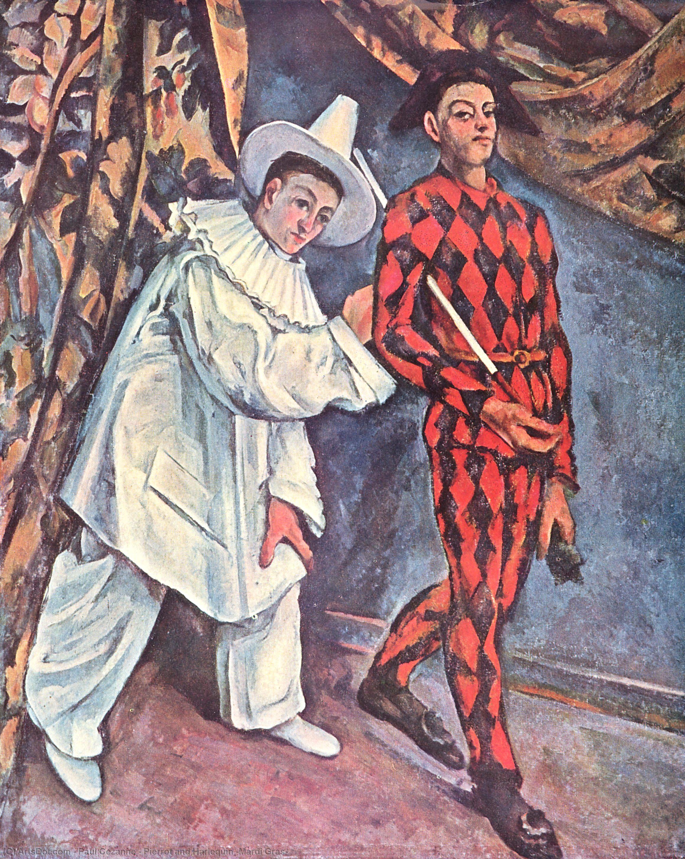 Pierrot And Harlequin (mardi Gras) — Paul Cézanne