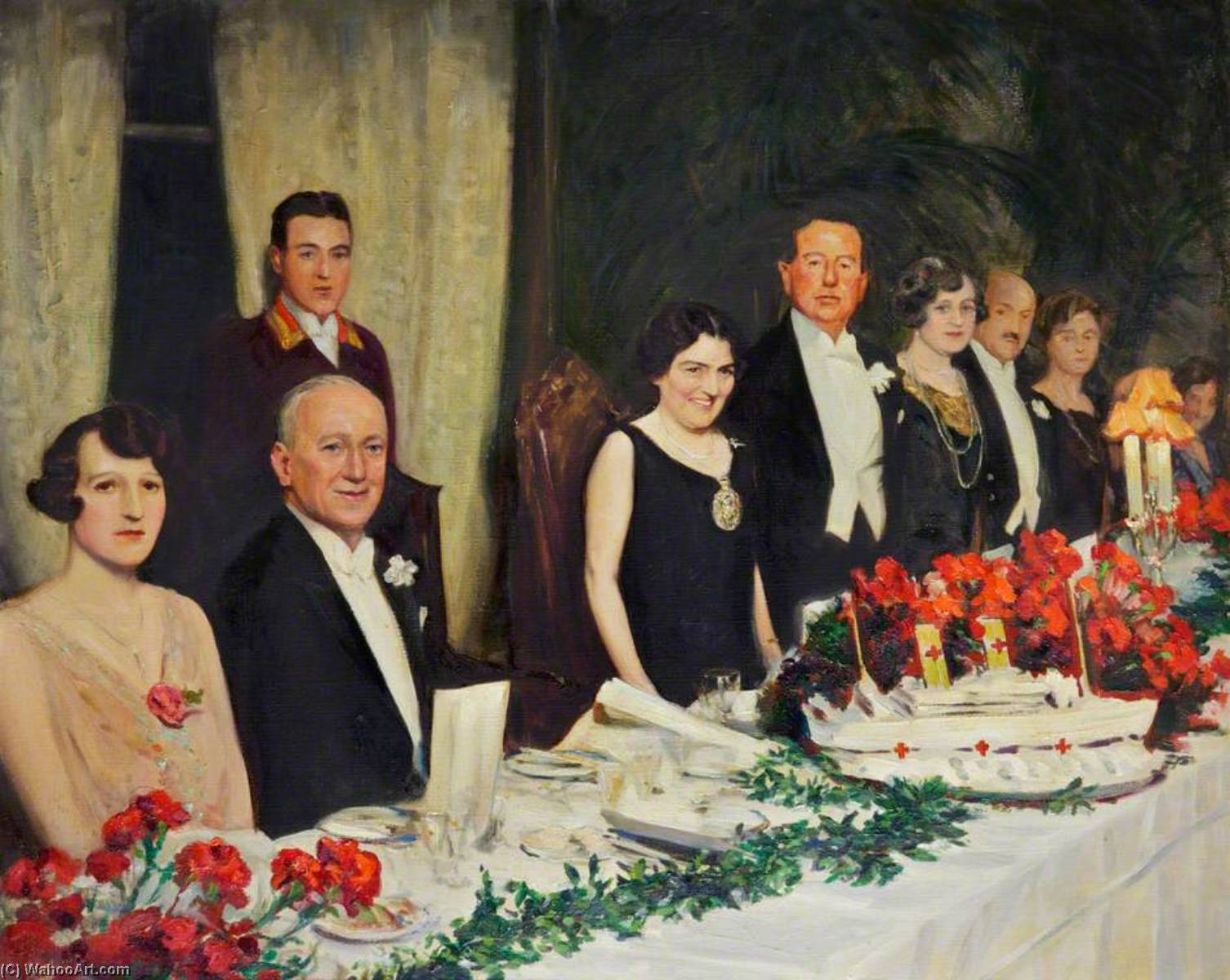 Margaret Beavan Speaking At A Charity Dinner In 1927 — John Archibald Alexander Berrie