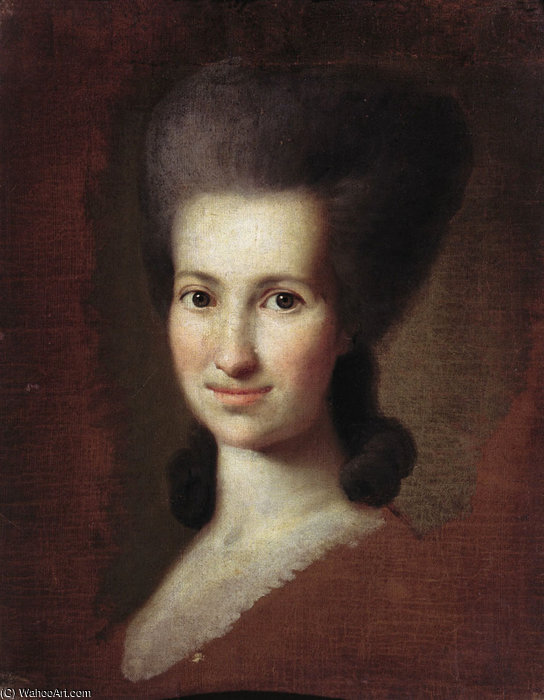 Portrait Of A Woman — Carl Ludwig Johann Christineck
