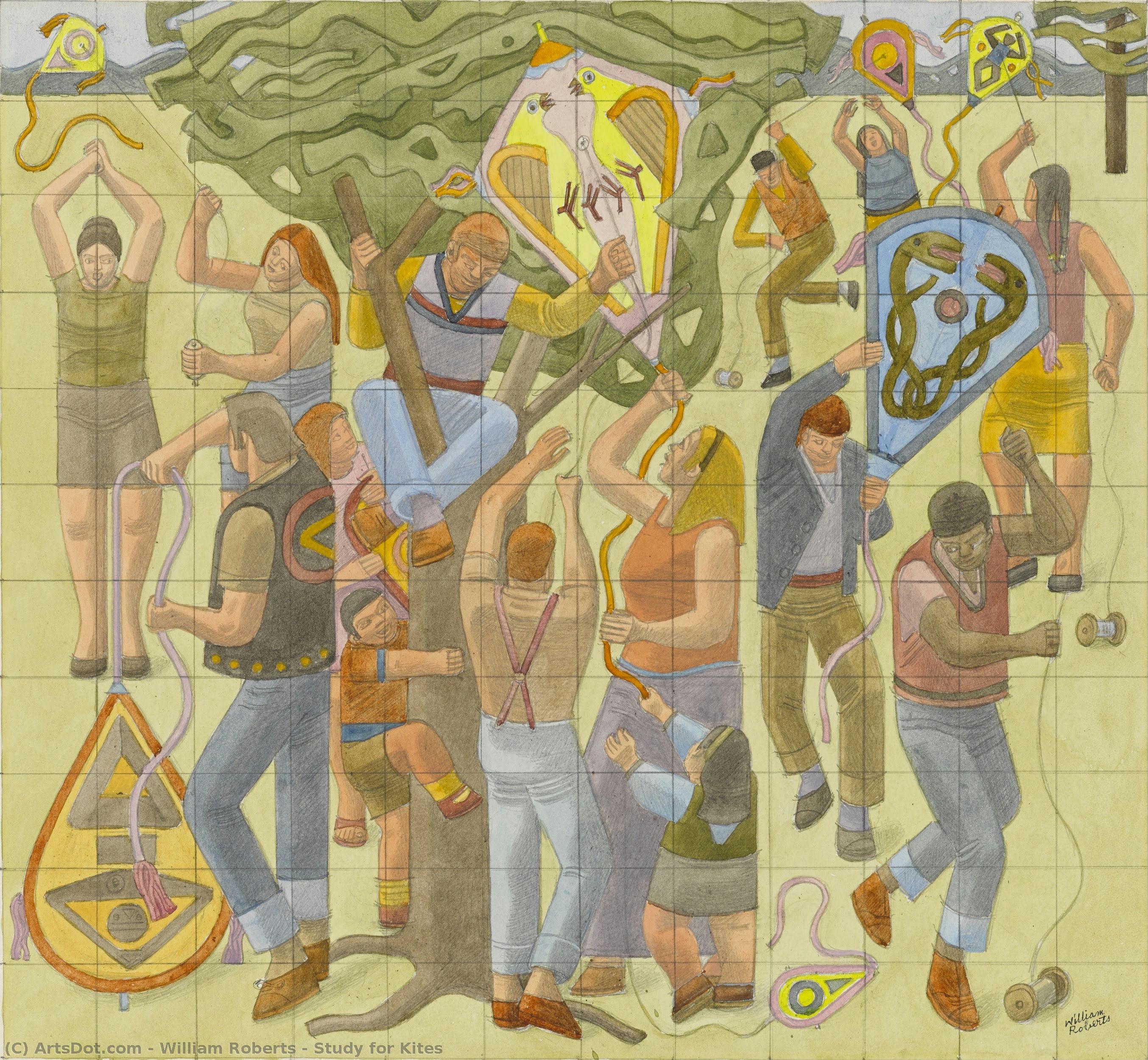 Study For Kites — William Roberts