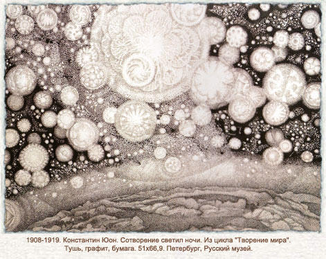 Creation Of The Night Light — Konstantin Yuon