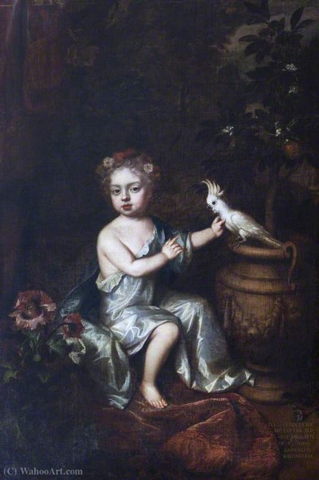 Elizabeth Brownlow , Later Countess Of Exeter, As A Child — Willem Wissing