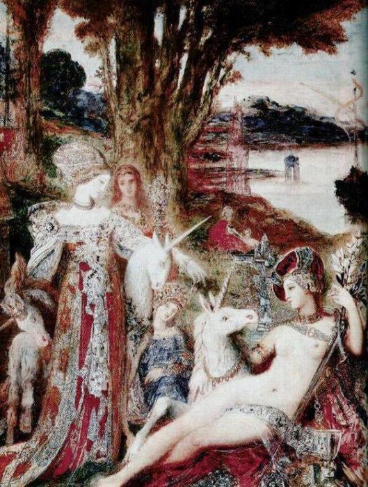 The Unicorns — Gustave Moreau