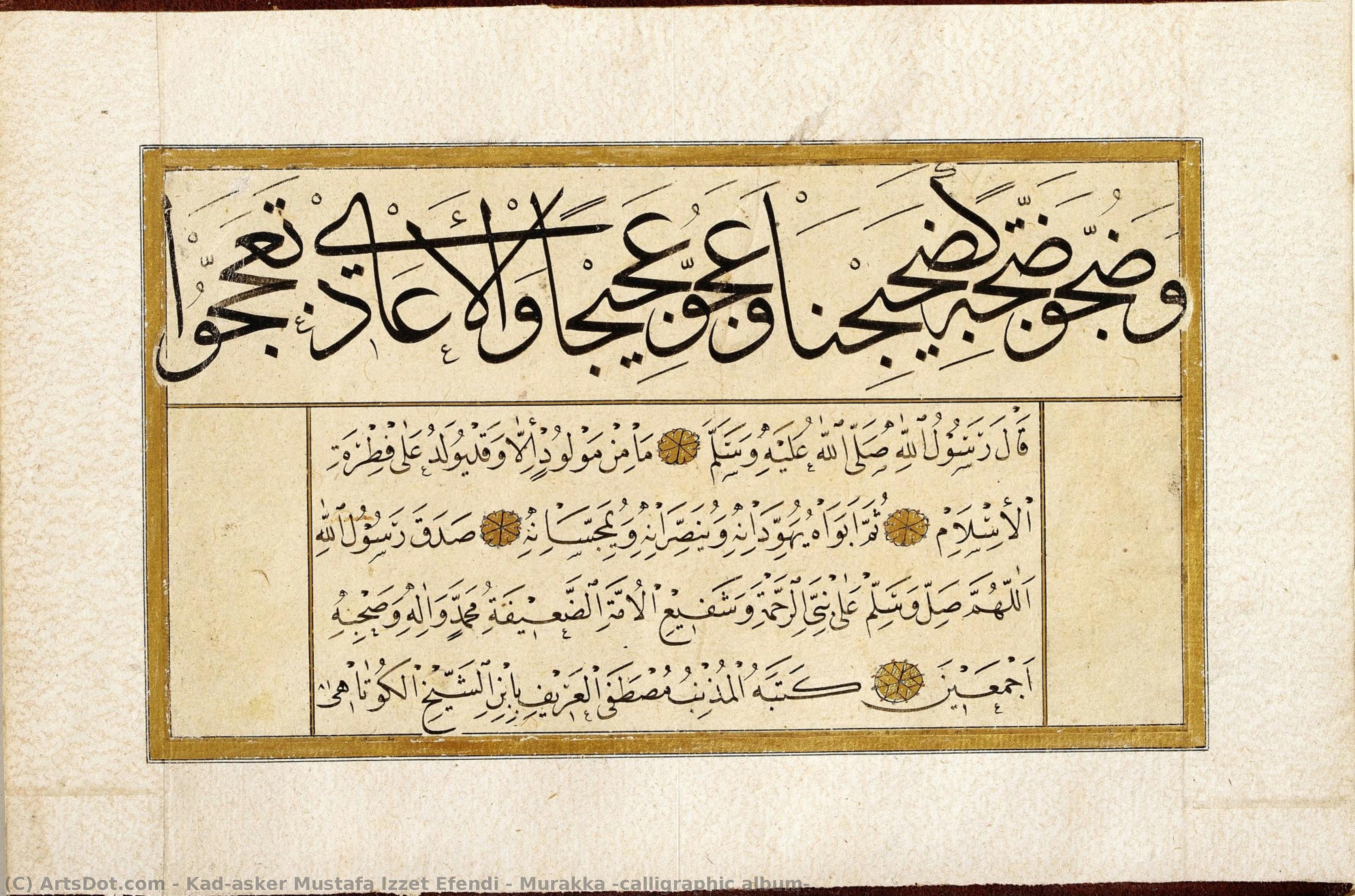 Murakka (calligraphic Album) — Kadıasker Mustafa Izzet Efendi