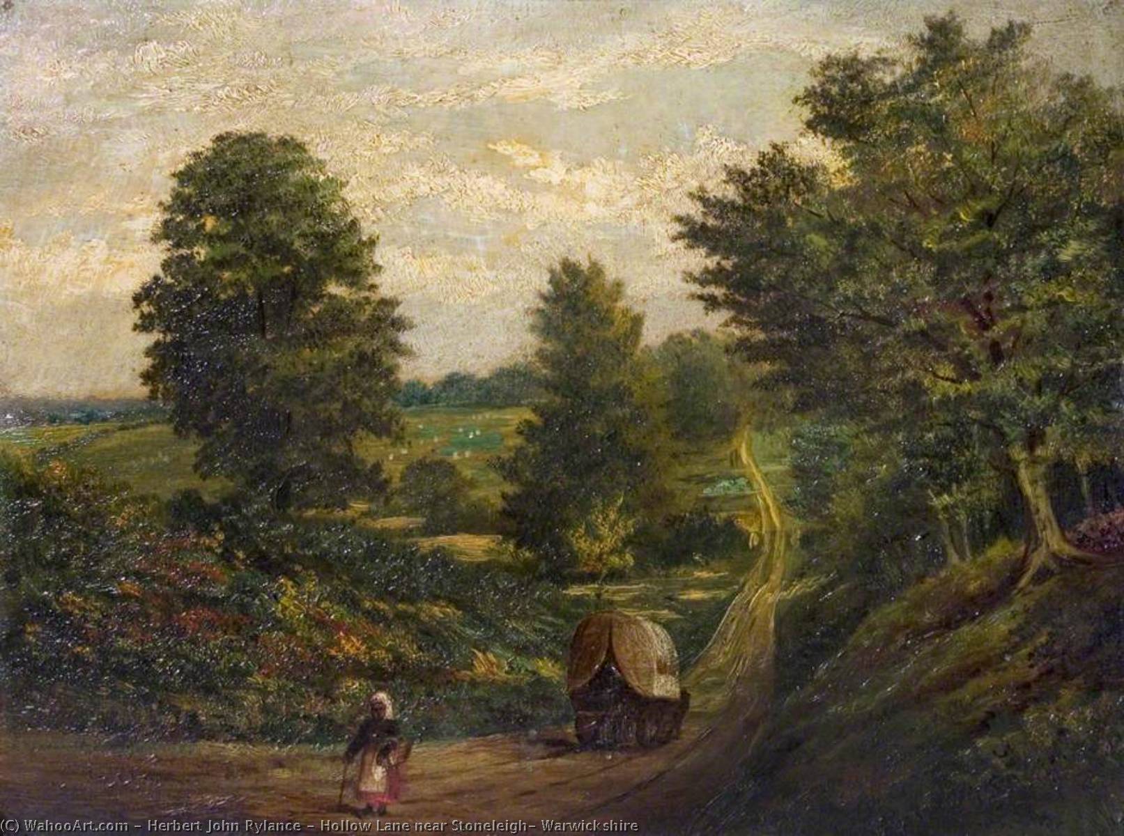 Hollow Lane Near Stoneleigh, Warwickshire — Herbert John Rylance